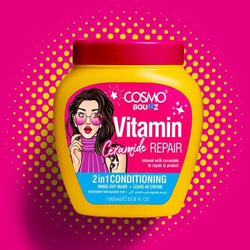 2 in 1 Shampoo and Conditioner Repair Ceramide Cosmo Bounz 1000ml