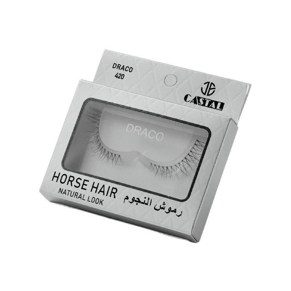 Castal Draco 420 Natural Hair False Eyelashes Transparent Band