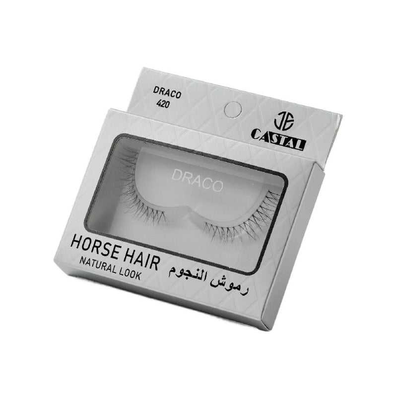 Castal Draco 420 Natural Hair False Eyelashes Transparent Band