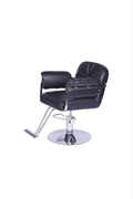 Salon System Women's Hairdressing Chair with Silver Base & Sides