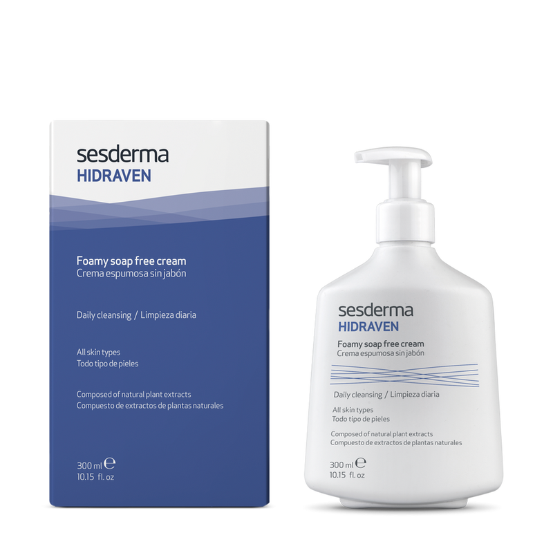 Moisturizing Facial Cleanser Hidraven Gentle Hydrating Formula Sesderma 300ml