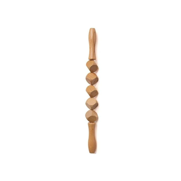 Wooden Massage Tool Multi-Faceted Rotating Rollers Spa System 1-Piece