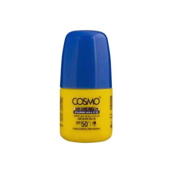Cosmo Children's Roll-On Deodorant and Sunscreen SPF 50, Vitamin B3, Hyaluronic Acid, 50ml