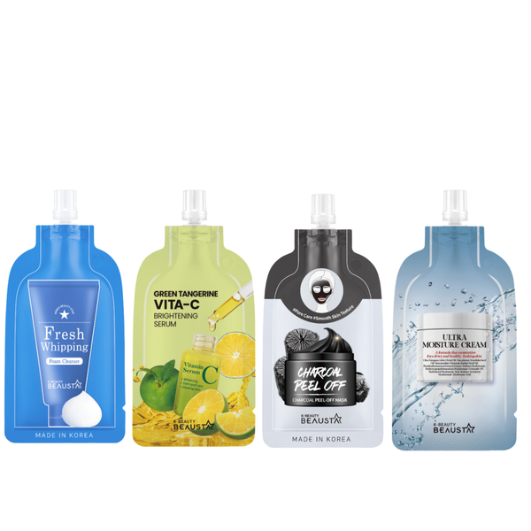 Beausta Mini Korean Beauty Routine Set - 4 Pieces