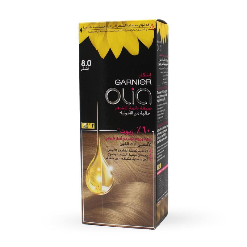 Olia Best Online Hair Color Kit Ammonia Free Blonde 8.0