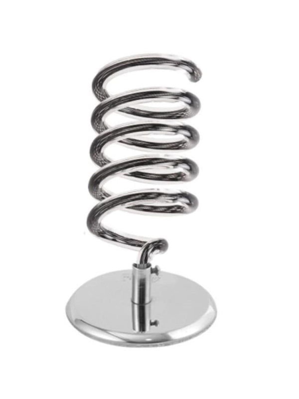Salon System Hair Dryer Holder with Transparent Iron Base - 22x15x11cm