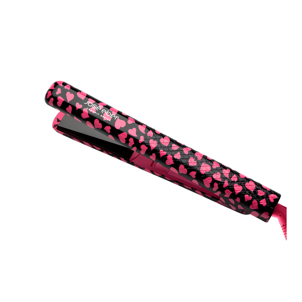 Jose Eber Ceramic Hair Straightener 480 Fahrenheit Pink Hearts