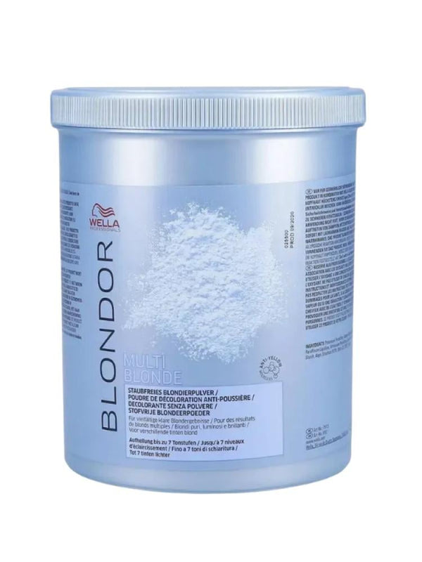 Wella Blondor Multi Blonde Hair Bleaching Powder - Up to 7 Levels Lift - 800g
