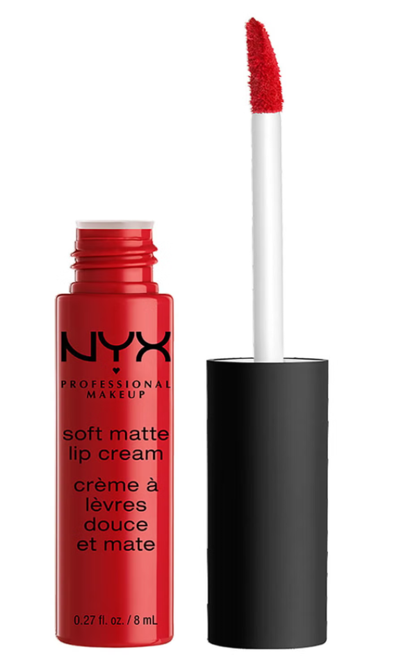 Lip Cream Matte Finish Amsterdam Red Shade Nyx Professional 8ml