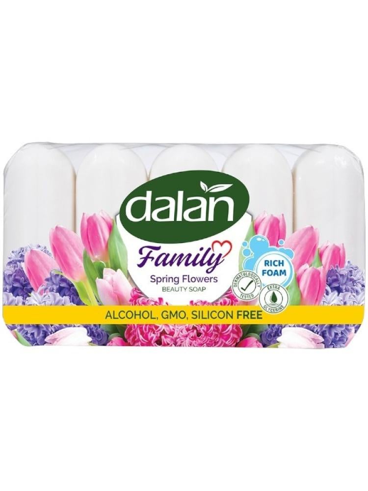 Dalan Family Spring Flowers Beauty Soap - 5 x 75 g