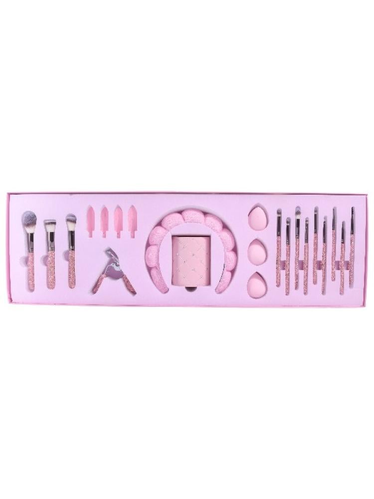Ruby Face 22-Piece Makeup Brush Set - Pink