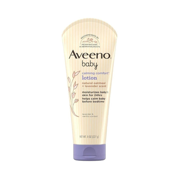 Aveeno Baby Soothing Moisturizing Lotion, Lavender & Vanilla, 227ml