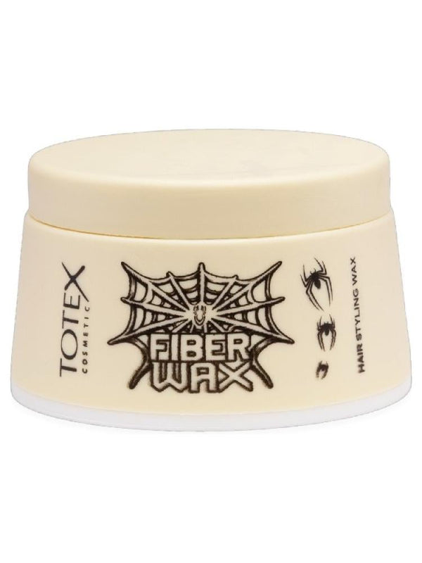 Totex Cosmetics Fiber Hair Styling Wax - Medium to Strong Hold, Natural Finish, 150ml