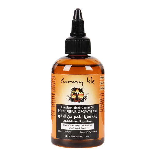 Castor Oil for Hair Root Repair Growth Oil Jamaican Black Sunny Isle 118ml