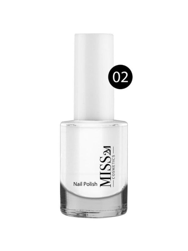 Miss 2M Nail Polish Shade 02 - Glossy Finish, 12ml