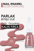 Flormar Nail Polish 502 Full Coverage Long-Lasting Shine 11ml