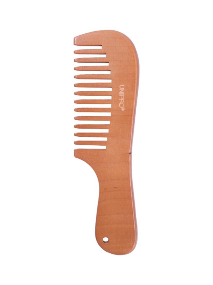 UniPro Detangling Comb Wooden Handle 18.5 cm