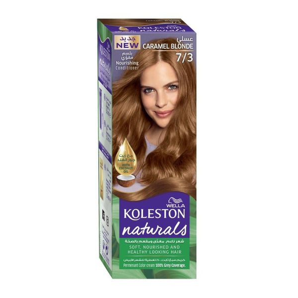 Shop Hair Dye Caramel Shade Natural Finish Koleston Natural 7/3 60ml