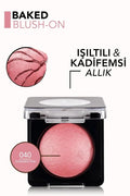 Flormar Blush 040 Bright Pink - Radiant Finish, Vitamin E