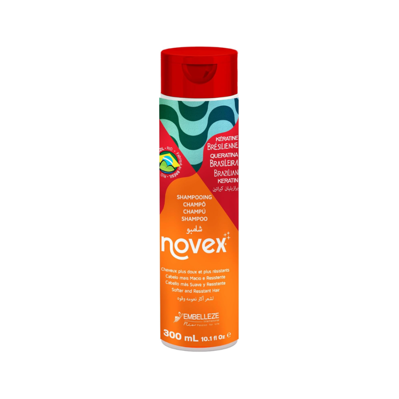 Novex Brazilian Keratin Shampoo, Amino Keratin, Sulfate-Free, 300ml