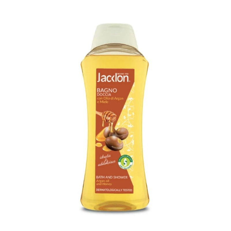 Jaclon Argan Oil and Honey Shower Gel, Moisturizing Body Wash, 1000ml