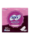 Sofy Unscented Feminine Pads - Regular Size, 80 Count