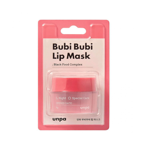 Unpa Cha Cha Bobbi Bobbi Lip Mask, Moisturizing, 9g