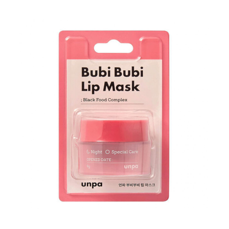 Unpa Cha Cha Bobbi Bobbi Lip Mask, Moisturizing, 9g