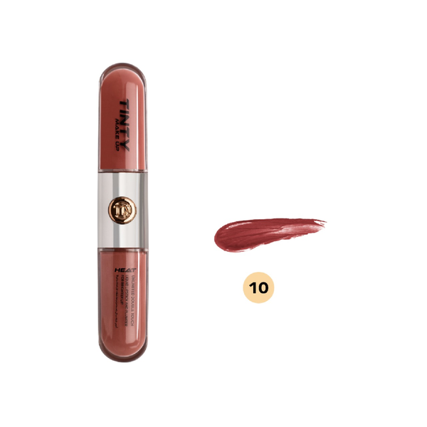Tinty Double Balm Liquid Lipstick No. 10 Glossy Finish