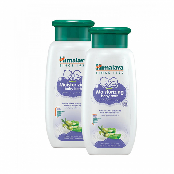 Himalaya Baby Moisturizing Bath Gel Set Aloe Vera Milk 800ml