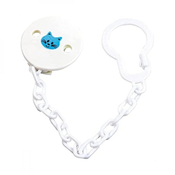 Baby Zone Plastic Pacifier Chain with BPA-Free Clip