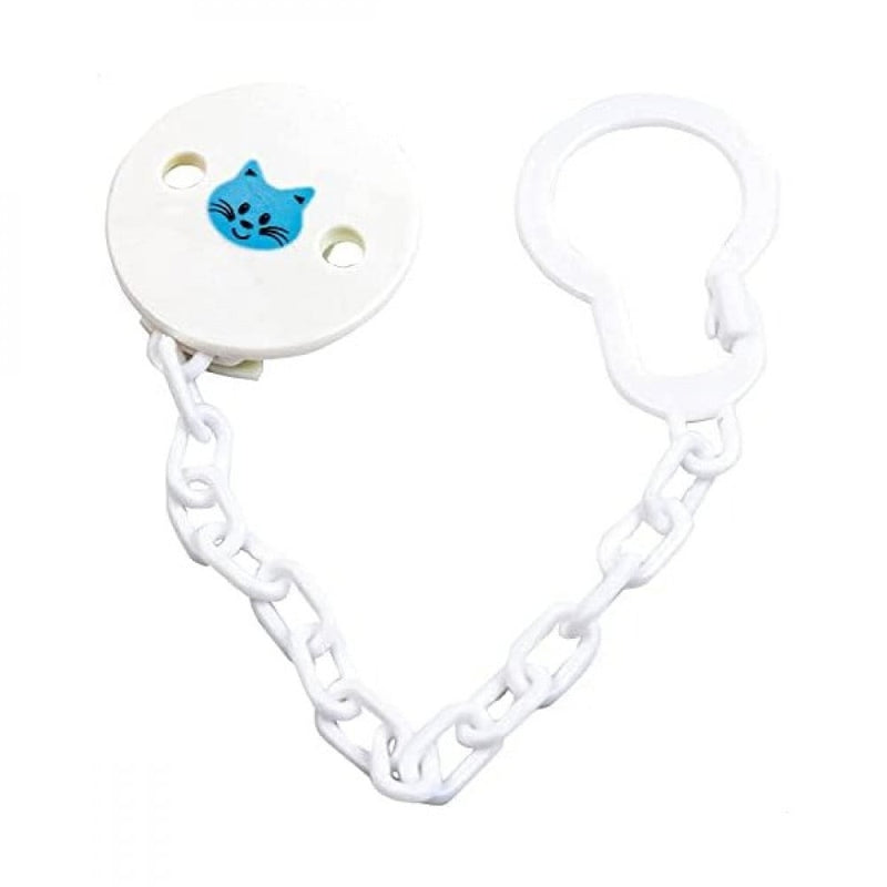 Baby Zone Plastic Pacifier Chain with BPA-Free Clip