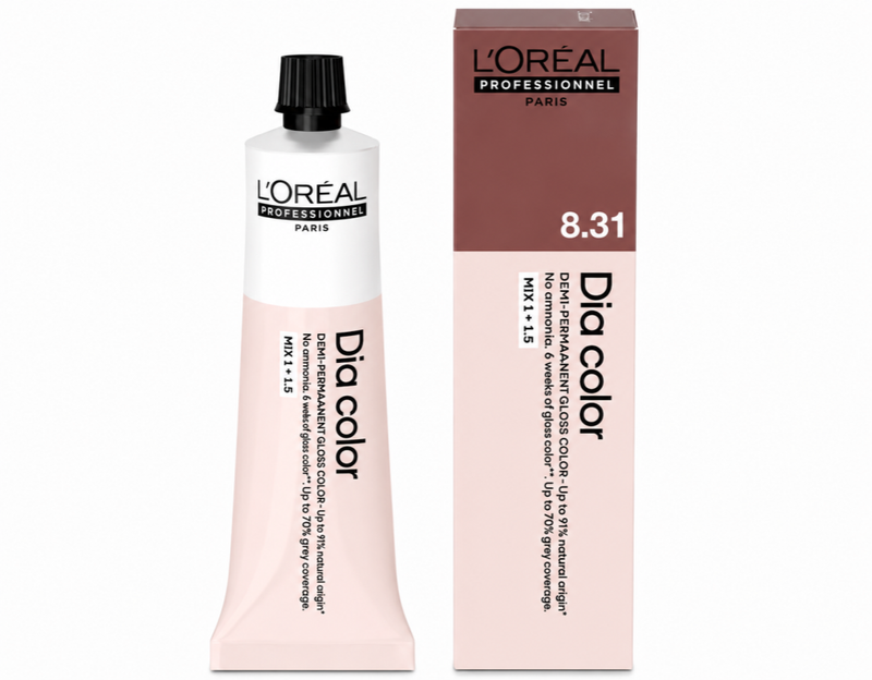 Blonde Hair Dye Ammonia Free Gloss Light Golden Ash L'Oreal Professionnel 60ml