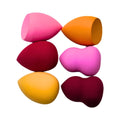 Max Elegance Makeup Sponge Set, 6 Pieces, Multi-Shape