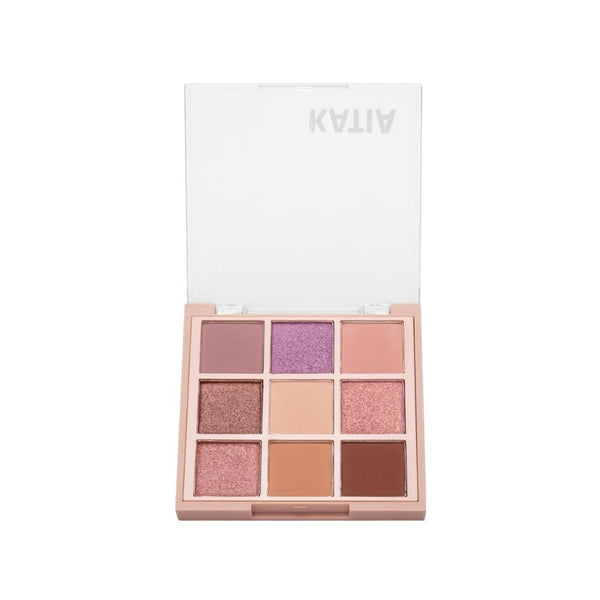 Katia Eyeshadow Palette 05 Natural Nude with 9 Matte and Shimmer Shades