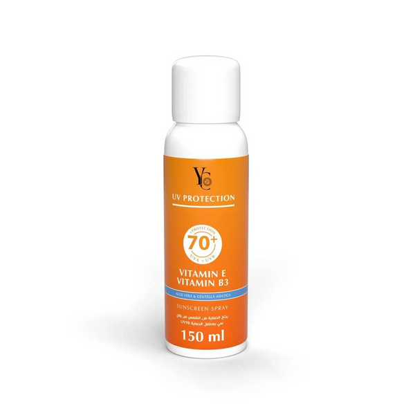 Yc Sunscreen Spray SPF 70+ Broad Spectrum UVA/UVB, 150 ml