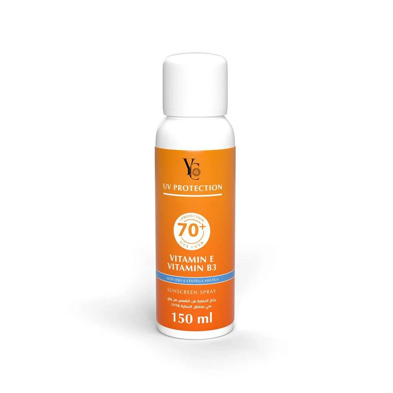 Yc Sunscreen Spray SPF 70+ Broad Spectrum UVA/UVB, 150 ml