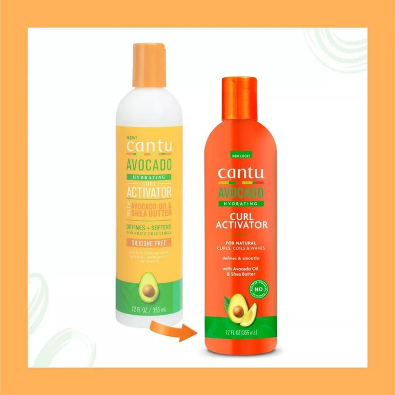 Cantu Avocado Revitalizing Cream for Curl Definition and Hair Hydration, 355ml
