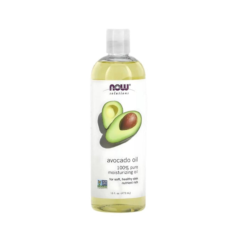 Now 100% Pure Avocado Oil for Skin and Hair Care, 473 ml