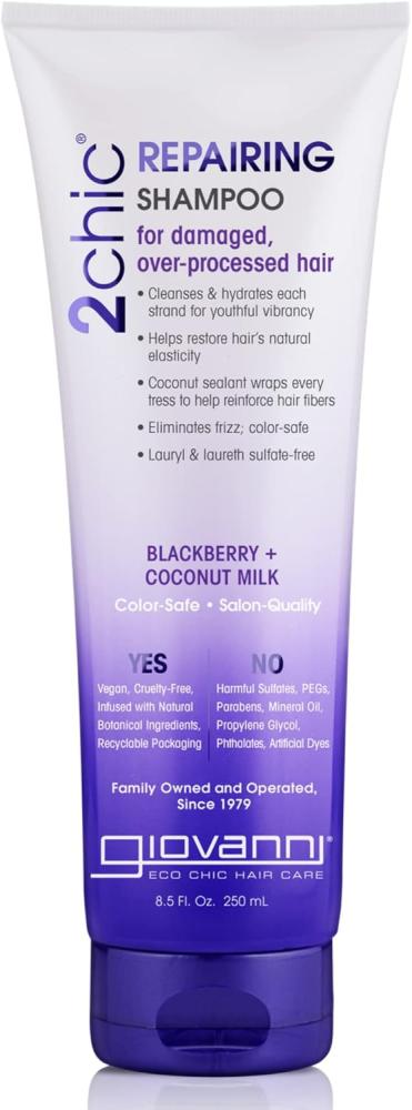 2Chic Repairing Shampoo Blackberry & Coconut Milk Giovanni 250ml