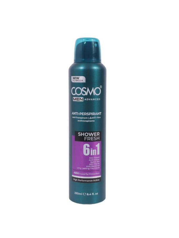 Cosmo Shower Fresh Anti-Perspirant Deodorant - 250ml