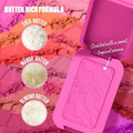 NYX Professional Makeup Buttermelt Blush in 01 My Buta Half, Powder Formula 5g