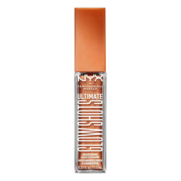 nyx liquid eyeshadow Ultimate Glow Shots Wow Cacao Metallic Finish 10ml