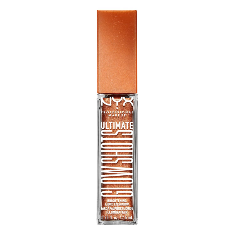 nyx liquid eyeshadow Ultimate Glow Shots Wow Cacao Metallic Finish 10ml
