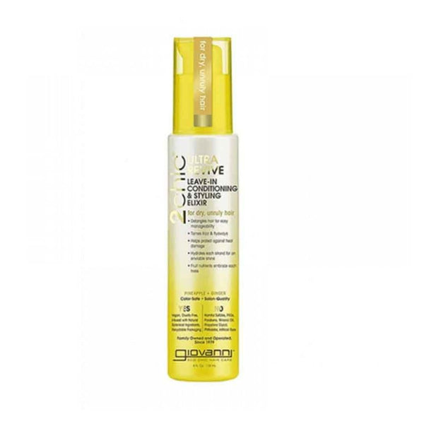 Giovanni 2 Chic Ultra Smooth Styling Conditioner, Pineapple & Ginger, 118ml