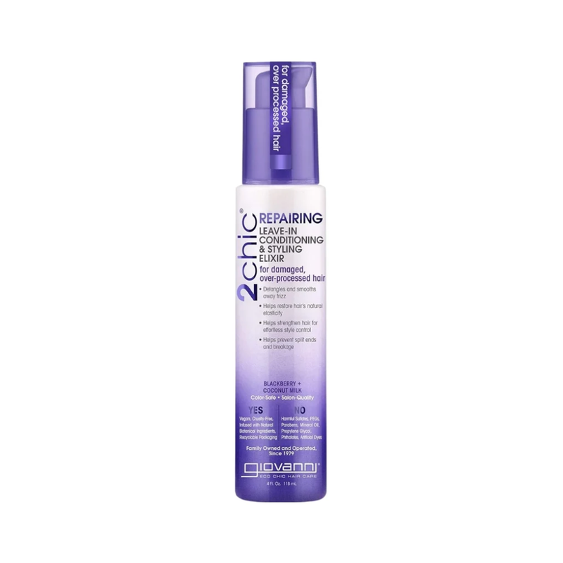Giovanni Two Chic Restorative Conditioner, Blackberry & Coconut Milk, 118ml
