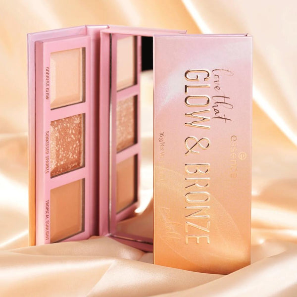 Essence Love the Glow & Bronze Highlighter and Bronzer Palette