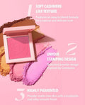 SHEGLAM LOVE DIVE TENDER HEART POWDER BLUSH, Vitamin E, 4.6 GM