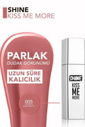 Top Rated Liquid Lipstick Glossy Long Lasting Shine Flormar Shine Kiss Me More 005 Bare Beauty