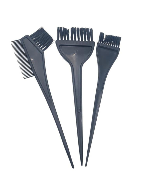 Salon System Hair Dye Brush Set - 3 Pieces